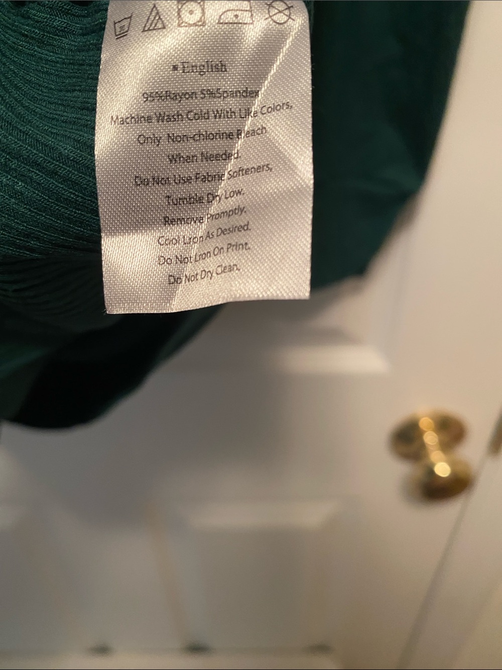 Long Sleeve Ribbed Top…size L - Picture 5 of 5